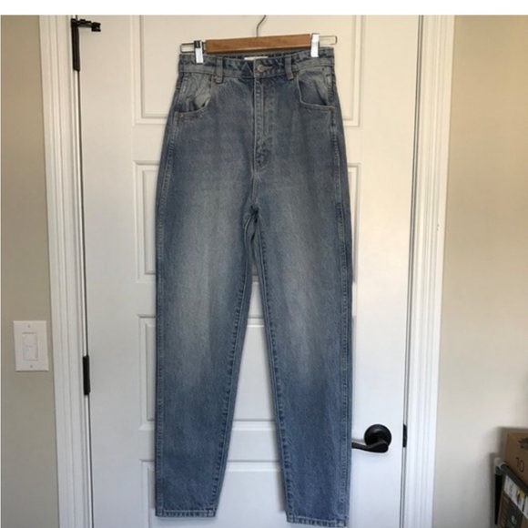 Rolla's Women's‎ Garage Blue Denim Super High Rise Relaxed Elle Jeans Size 26 - Picture 2 of 12